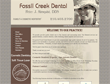 Tablet Screenshot of fossilcreekteeth.com